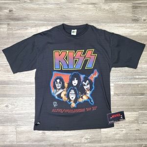 Vintage KISS Alive WorldWide ‘96 ‘97 Greatest Show on Earth I Was There Tee XXL